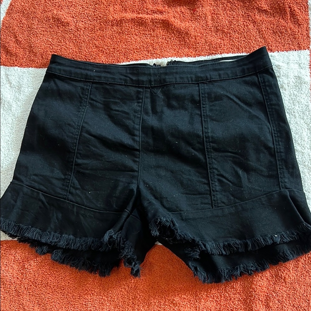 Black Fringed Women's Shorts by GOGO size 15